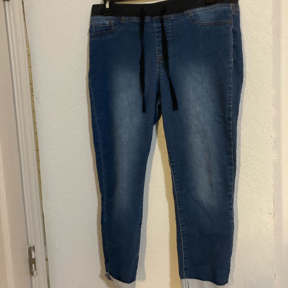 LEI Kids Blue Jeans with Black Waistband